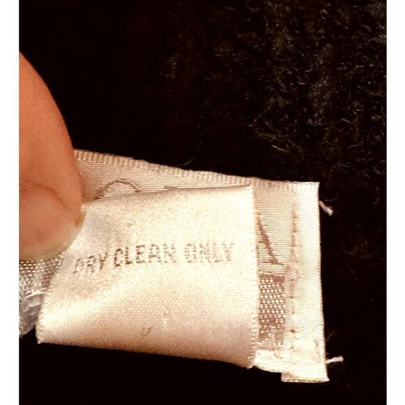 Vintage Moda Int Black Red Fair Isle Wool Oversized Sweater Women's Size M - Picture 5 of 5